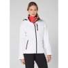 Kurtka damska Helly Hansen CREW HOODED MIDLAYER JACKET - White